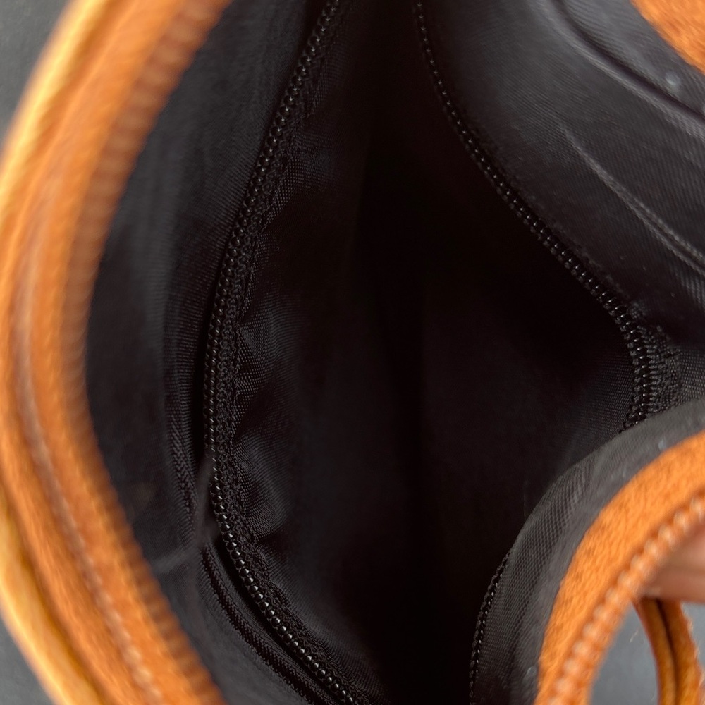 Classic Studded Leather Shoulder Bag - Tan - Picture 2 of 4